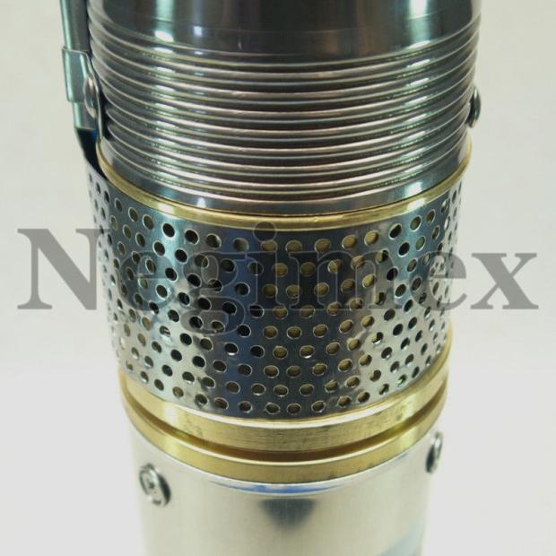 Negimex - pose d'un filin de suspension sur une pompe immergée série A4 